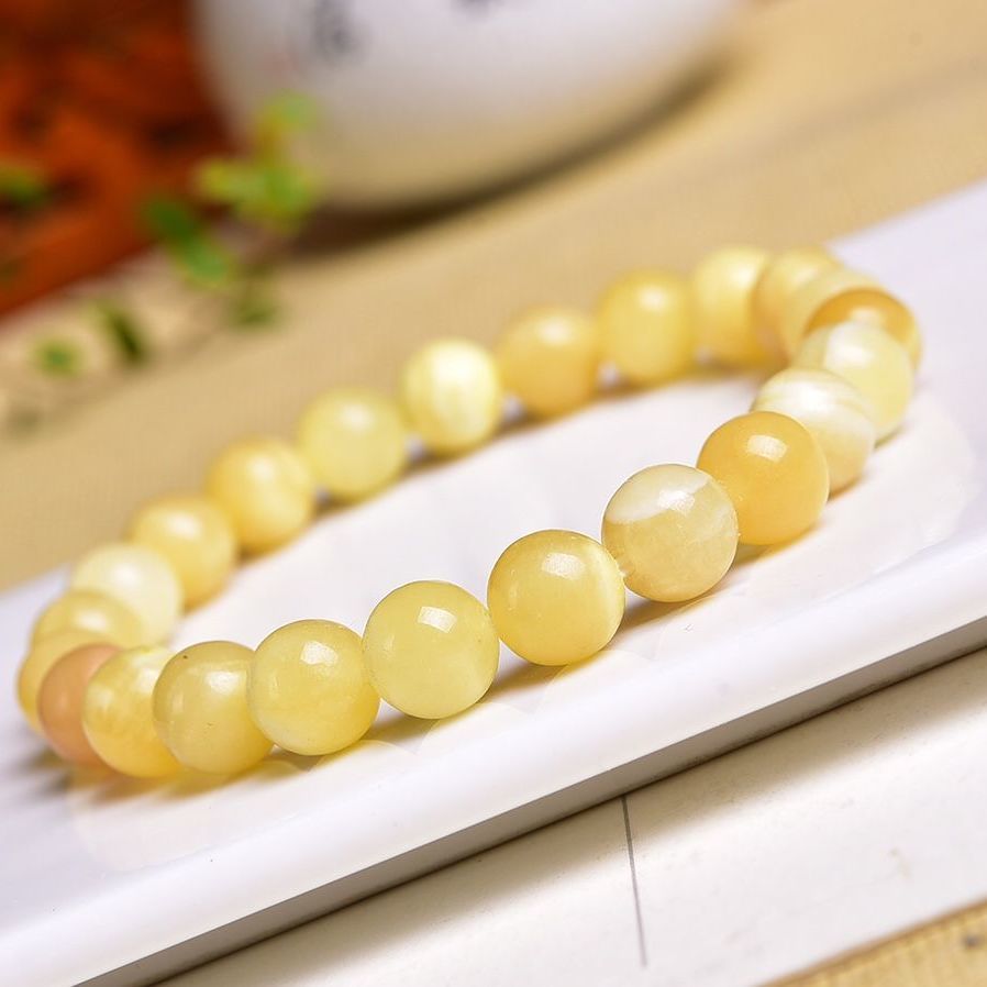 Natural Yellow Calcite Bracelet FengShui Items To Attract Wealth
