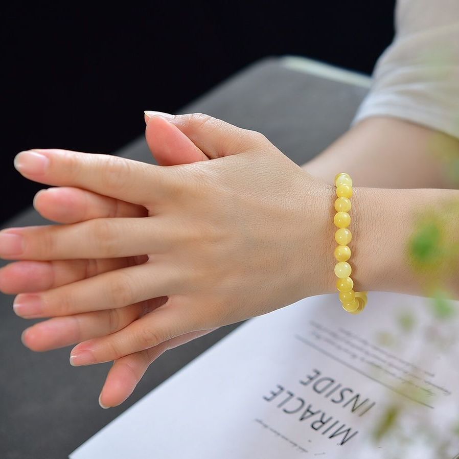 Natural Yellow Calcite Bracelet FengShui Items To Attract Wealth