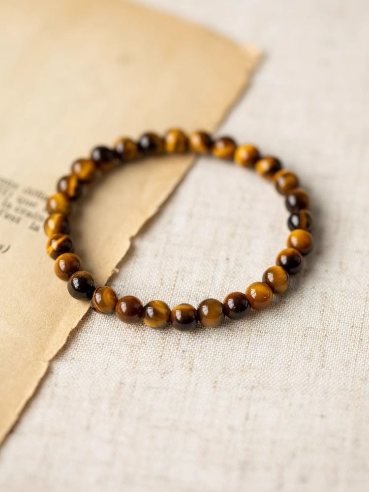 Natural Tiger Eye Stone Bracelet Increase The Magnetic Field Of Wealth Money Fortune And Enhance Leadership Energy