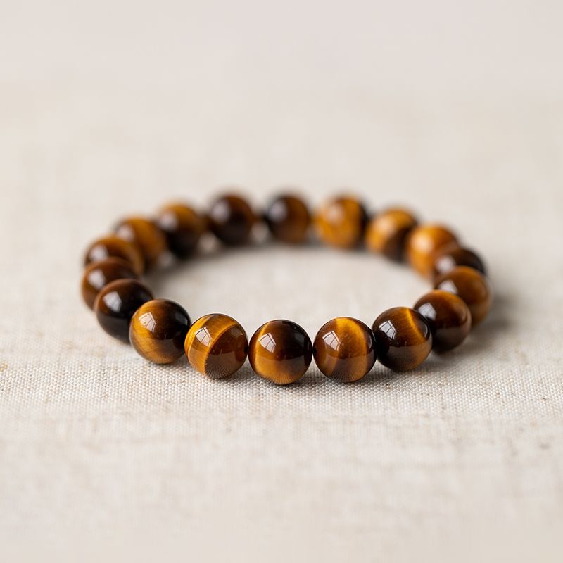 Natural Tiger Eye Stone Bracelet Increase The Magnetic Field Of Wealth Money Fortune And Enhance Leadership Energy