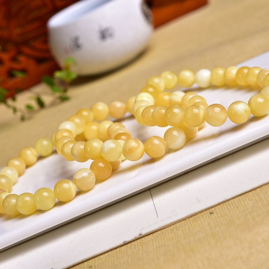 Natural Yellow Calcite Bracelet FengShui Items To Attract Wealth