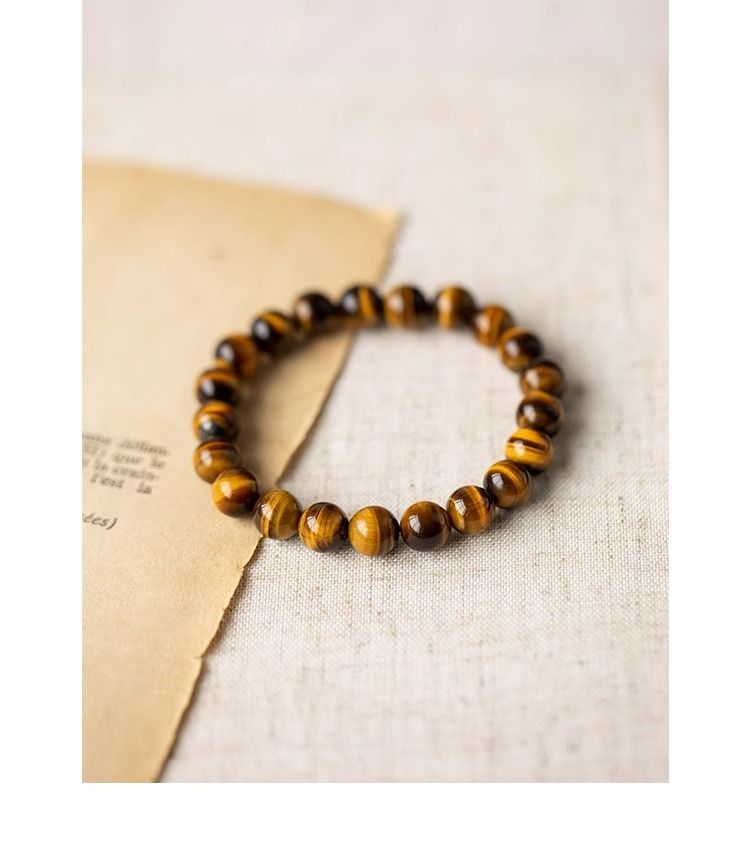 Natural Tiger Eye Stone Bracelet Increase The Magnetic Field Of Wealth Money Fortune And Enhance Leadership Energy