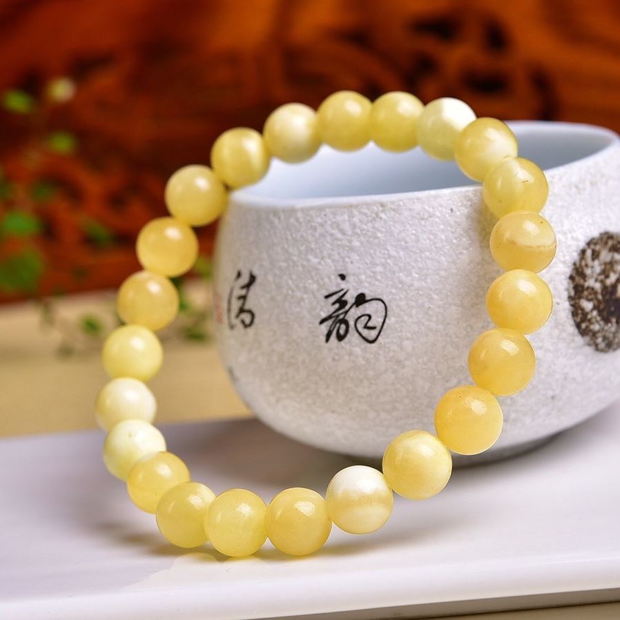 Natural Yellow Calcite Bracelet FengShui Items To Attract Wealth