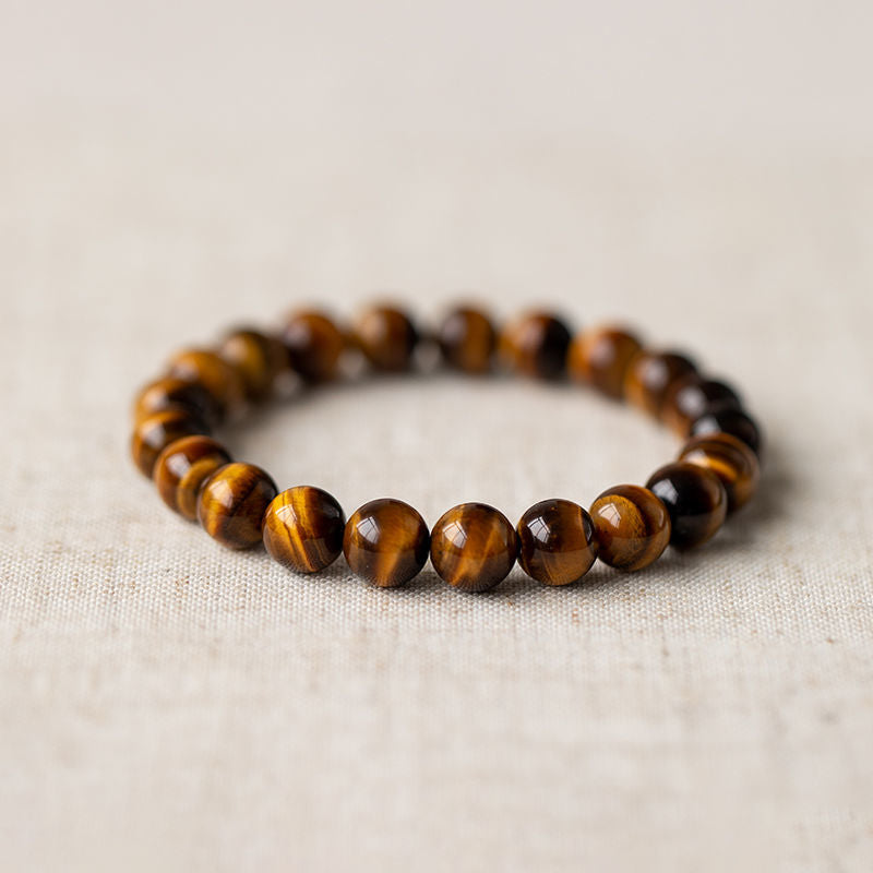 Natural Tiger Eye Stone Bracelet Increase The Magnetic Field Of Wealth Money Fortune And Enhance Leadership Energy